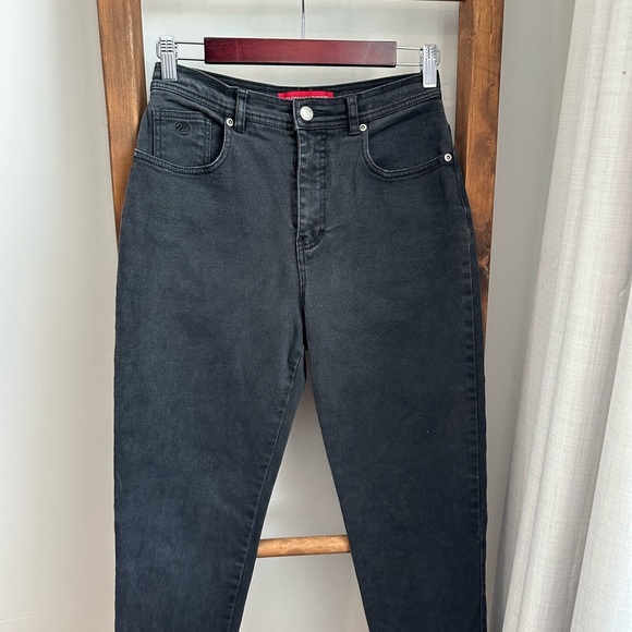 Vintage Gloria Vanderbilt High Rise Black Denim Jean - Picture 3 of 8